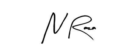 Explore multiple handwriting variations for N Raza including this stunning Arty Signature design. Free to use across all platforms. N Raza signature style 8 images and pictures png