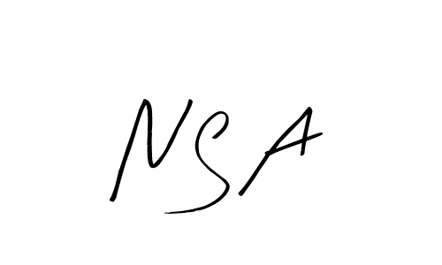 How to make N S A name signature. Use Arty Signature style for creating short signs online. This is the latest handwritten sign. N S A signature style 8 images and pictures png