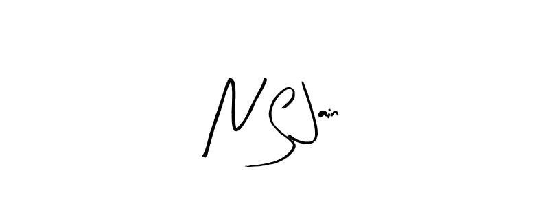 How to make N S Jain signature? Arty Signature is a professional autograph style. Create handwritten signature for N S Jain name. N S Jain signature style 8 images and pictures png