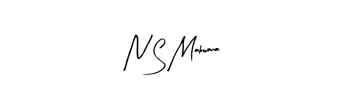 How to make N S Makwana signature? Arty Signature is a professional autograph style. Create handwritten signature for N S Makwana name. N S Makwana signature style 8 images and pictures png
