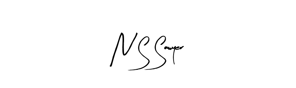 Make a beautiful signature design for name N S Sawyer. Use this online signature maker to create a handwritten signature for free. N S Sawyer signature style 8 images and pictures png