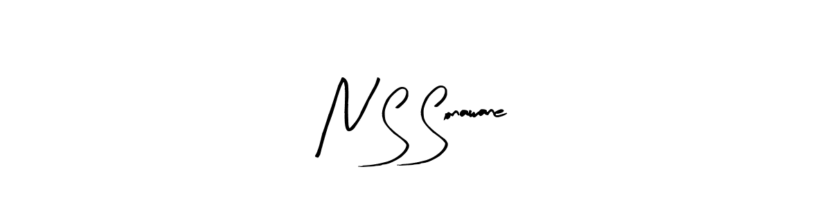 You should practise on your own different ways (Arty Signature) to write your name (N S Sonawane) in signature. don't let someone else do it for you. N S Sonawane signature style 8 images and pictures png