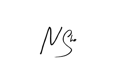 How to Draw N Sho signature style? Arty Signature is a latest design signature styles for name N Sho. N Sho signature style 8 images and pictures png