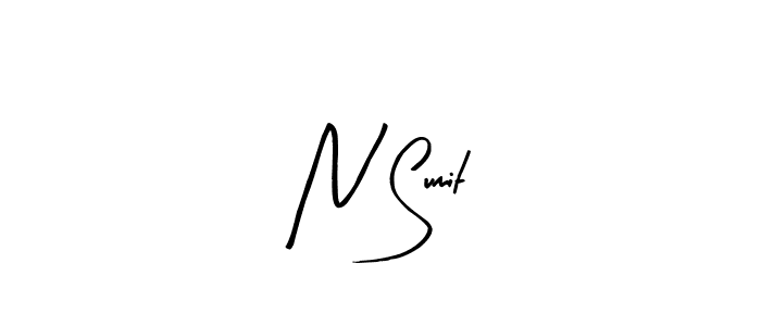 Best and Professional Signature Style for N Sumit. Arty Signature Best Signature Style Collection. N Sumit signature style 8 images and pictures png