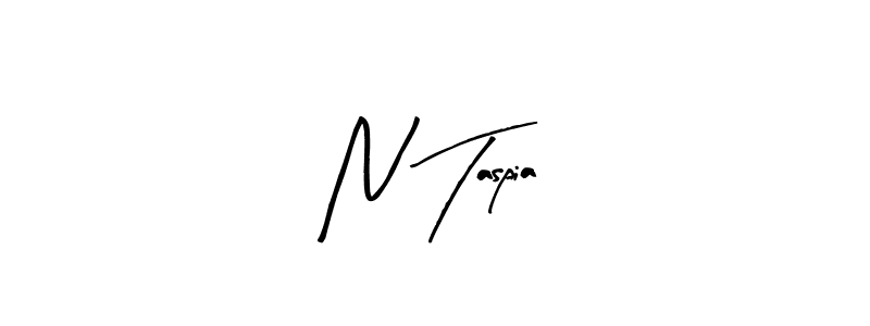 The best way (Arty Signature) to make a short signature is to pick only two or three words in your name. The name N Taspia include a total of six letters. For converting this name. N Taspia signature style 8 images and pictures png