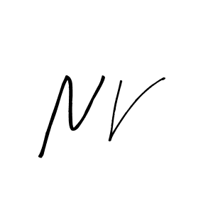 N V stylish signature style. Best Handwritten Sign (Arty Signature) for my name. Handwritten Signature Collection Ideas for my name N V. N V signature style 8 images and pictures png