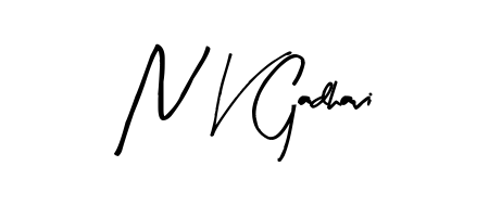 You can use this online signature creator to create a handwritten signature for the name N V Gadhavi. This is the best online autograph maker. N V Gadhavi signature style 8 images and pictures png