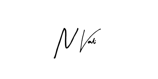 Design your own signature with our free online signature maker. With this signature software, you can create a handwritten (Arty Signature) signature for name N Vali. N Vali signature style 8 images and pictures png