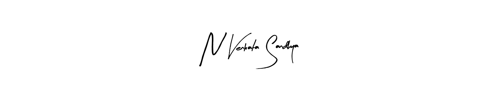 How to Draw N Venkata Sandhya signature style? Arty Signature is a latest design signature styles for name N Venkata Sandhya. N Venkata Sandhya signature style 8 images and pictures png