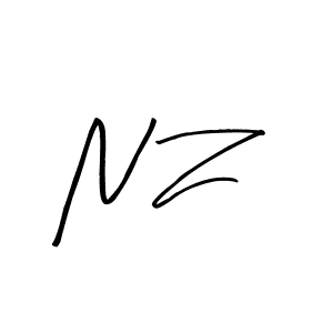 Best and Professional Signature Style for N Z. Arty Signature Best Signature Style Collection. N Z signature style 8 images and pictures png