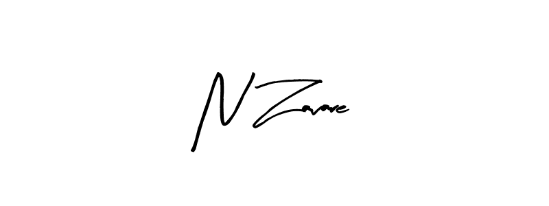 How to Draw N Zavare signature style? Arty Signature is a latest design signature styles for name N Zavare. N Zavare signature style 8 images and pictures png