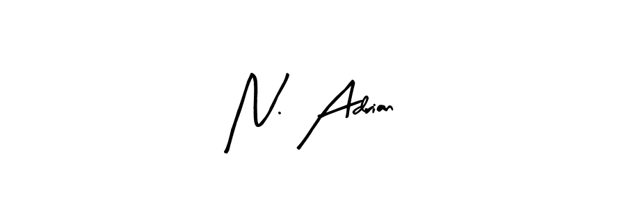 See photos of N. Adrian official signature by Spectra . Check more albums & portfolios. Read reviews & check more about Arty Signature font. N. Adrian signature style 8 images and pictures png