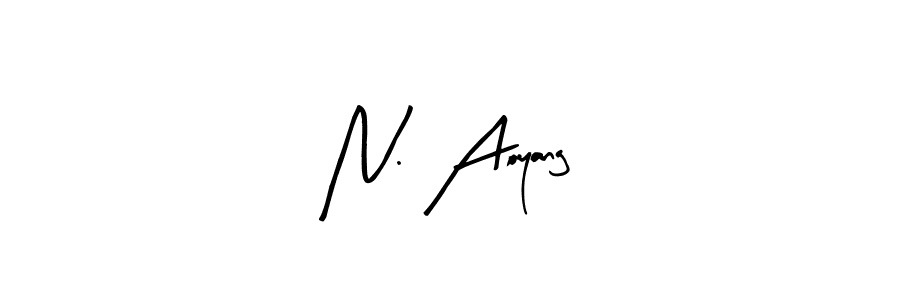 Make a beautiful signature design for name N. Aoyang. Use this online signature maker to create a handwritten signature for free. N. Aoyang signature style 8 images and pictures png