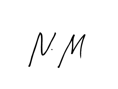 Make a beautiful signature design for name N. M. Use this online signature maker to create a handwritten signature for free. N. M signature style 8 images and pictures png