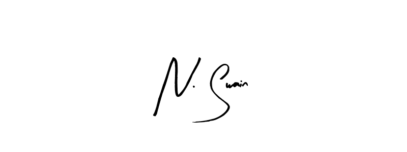 Best and Professional Signature Style for N. Swain. Arty Signature Best Signature Style Collection. N. Swain signature style 8 images and pictures png