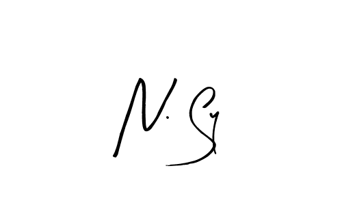 Make a beautiful signature design for name N. Sy. Use this online signature maker to create a handwritten signature for free. N. Sy signature style 8 images and pictures png