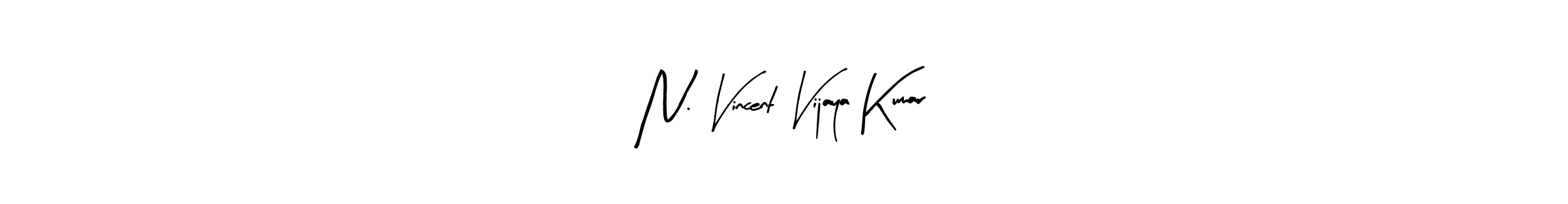 Make a beautiful signature design for name N. Vincent Vijaya Kumar. Use this online signature maker to create a handwritten signature for free. N. Vincent Vijaya Kumar signature style 8 images and pictures png