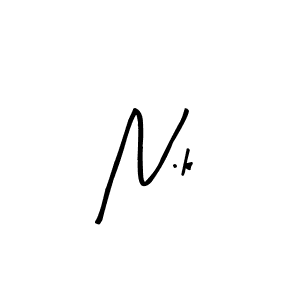 Also we have N.k name is the best signature style. Create professional handwritten signature collection using Arty Signature autograph style. N.k signature style 8 images and pictures png