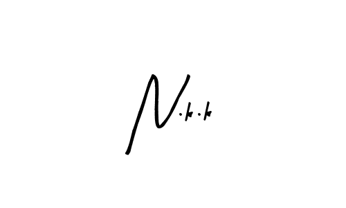 N.k.k stylish signature style. Best Handwritten Sign (Arty Signature) for my name. Handwritten Signature Collection Ideas for my name N.k.k. N.k.k signature style 8 images and pictures png