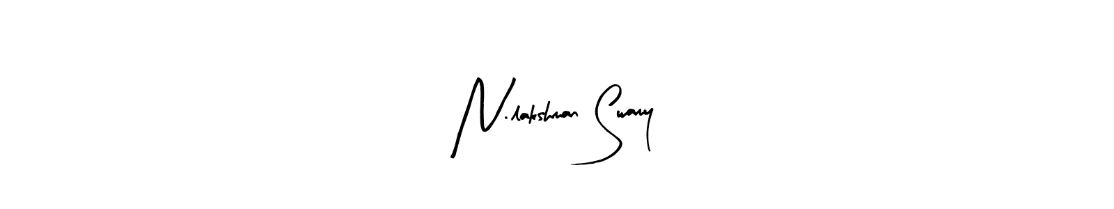 Also we have N.lakshman Swamy name is the best signature style. Create professional handwritten signature collection using Arty Signature autograph style. N.lakshman Swamy signature style 8 images and pictures png