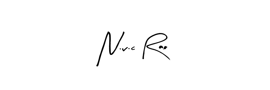 N.v.c Rao stylish signature style. Best Handwritten Sign (Arty Signature) for my name. Handwritten Signature Collection Ideas for my name N.v.c Rao. N.v.c Rao signature style 8 images and pictures png