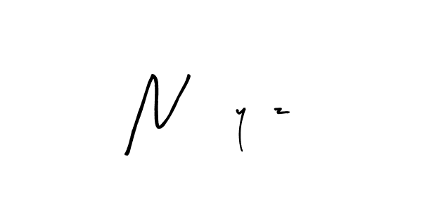 You should practise on your own different ways (Arty Signature) to write your name (N33y4z) in signature. don't let someone else do it for you. N33y4z signature style 8 images and pictures png