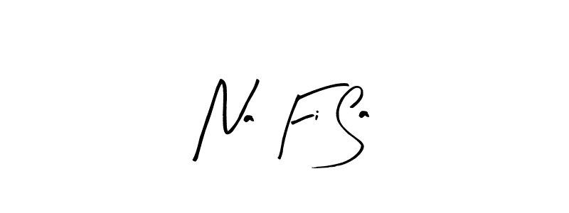 You should practise on your own different ways (Arty Signature) to write your name (Na Fi Sa) in signature. don't let someone else do it for you. Na Fi Sa signature style 8 images and pictures png