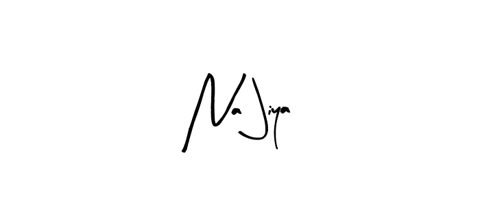 Similarly Arty Signature is the best handwritten signature design. Signature creator online .You can use it as an online autograph creator for name Na Jiya. Na Jiya signature style 8 images and pictures png