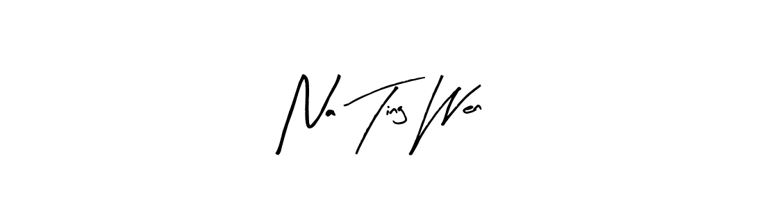 Here are the top 10 professional signature styles for the name Na Ting Wen. These are the best autograph styles you can use for your name. Na Ting Wen signature style 8 images and pictures png