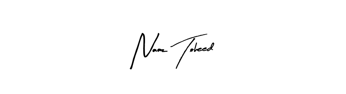 Also You can easily find your signature by using the search form. We will create Naaz Toheed name handwritten signature images for you free of cost using Arty Signature sign style. Naaz Toheed signature style 8 images and pictures png