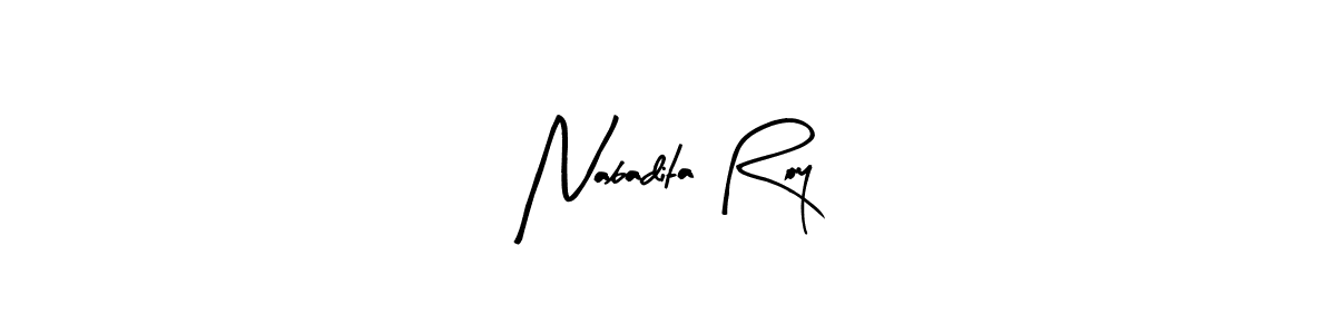 How to make Nabadita Roy signature? Arty Signature is a professional autograph style. Create handwritten signature for Nabadita Roy name. Nabadita Roy signature style 8 images and pictures png