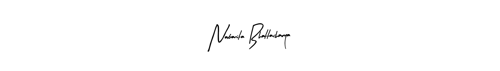 Design your own signature with our free online signature maker. With this signature software, you can create a handwritten (Arty Signature) signature for name Nabanita Bhattacharya. Nabanita Bhattacharya signature style 8 images and pictures png