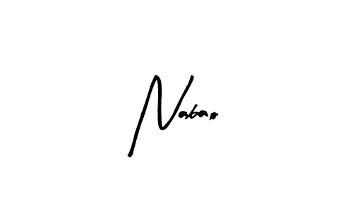 Use a signature maker to create a handwritten signature online. With this signature software, you can design (Arty Signature) your own signature for name Nabao. Nabao signature style 8 images and pictures png