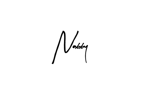 Best and Professional Signature Style for Nabby. Arty Signature Best Signature Style Collection. Nabby signature style 8 images and pictures png