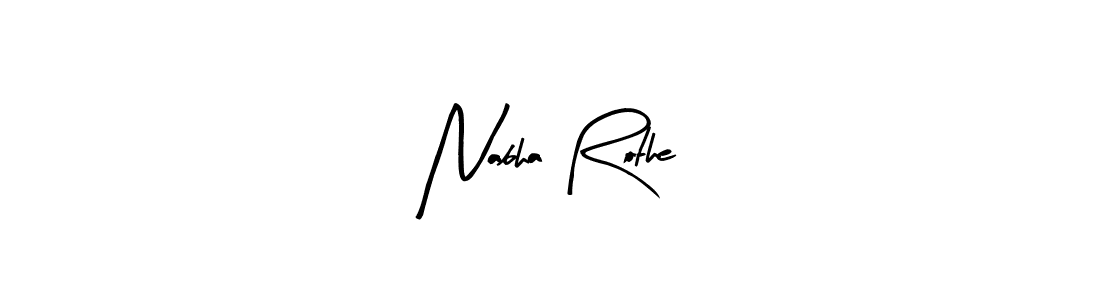 Also we have Nabha Rothe name is the best signature style. Create professional handwritten signature collection using Arty Signature autograph style. Nabha Rothe signature style 8 images and pictures png