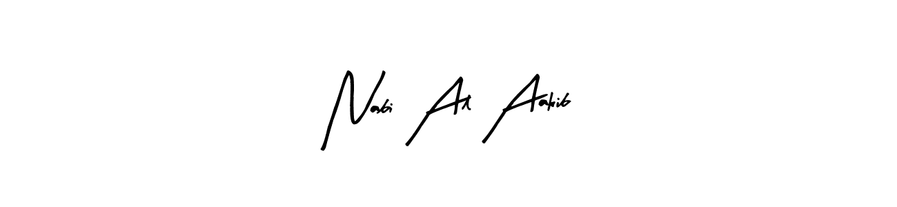 Also we have Nabi Al Aakib name is the best signature style. Create professional handwritten signature collection using Arty Signature autograph style. Nabi Al Aakib signature style 8 images and pictures png
