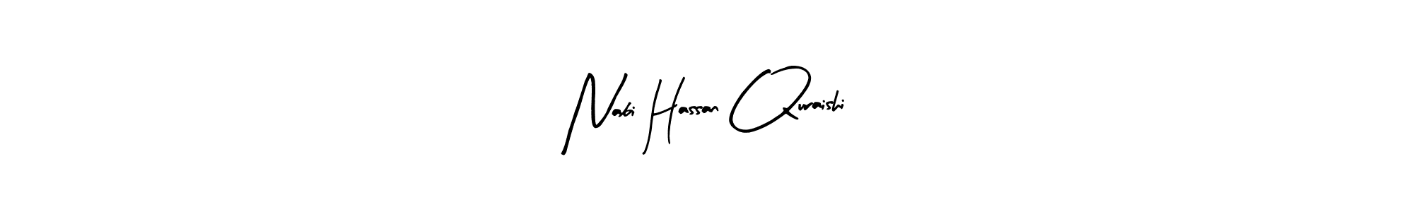 Nabi Hassan Quraishi stylish signature style. Best Handwritten Sign (Arty Signature) for my name. Handwritten Signature Collection Ideas for my name Nabi Hassan Quraishi. Nabi Hassan Quraishi signature style 8 images and pictures png