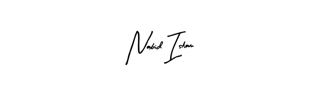 Nabid Islam stylish signature style. Best Handwritten Sign (Arty Signature) for my name. Handwritten Signature Collection Ideas for my name Nabid Islam. Nabid Islam signature style 8 images and pictures png