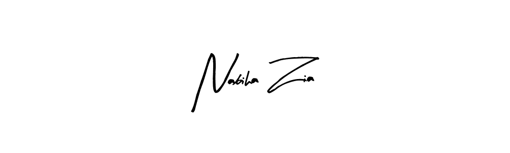 Make a beautiful signature design for name Nabiha Zia. Use this online signature maker to create a handwritten signature for free. Nabiha Zia signature style 8 images and pictures png