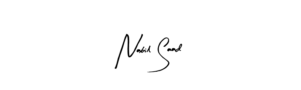 Also we have Nabil Saad name is the best signature style. Create professional handwritten signature collection using Arty Signature autograph style. Nabil Saad signature style 8 images and pictures png