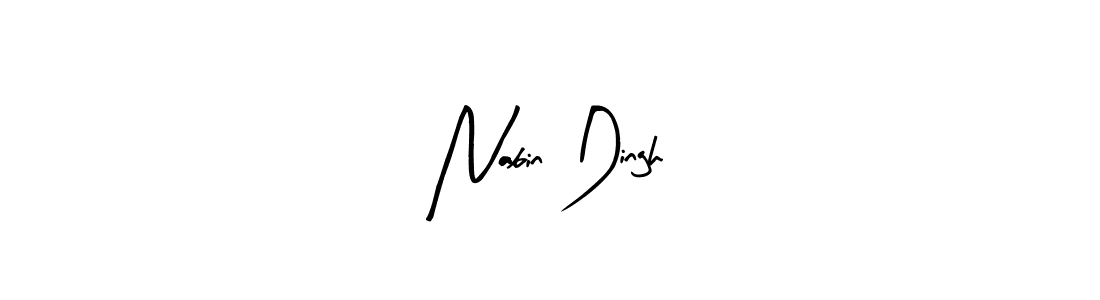 Also we have Nabin Dingh name is the best signature style. Create professional handwritten signature collection using Arty Signature autograph style. Nabin Dingh signature style 8 images and pictures png