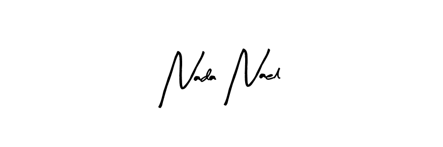Also You can easily find your signature by using the search form. We will create Nada Nael name handwritten signature images for you free of cost using Arty Signature sign style. Nada Nael signature style 8 images and pictures png