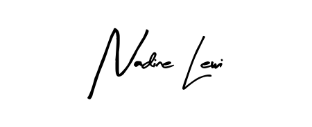 Give your name Nadine Lewi an exquisite flair with the Arty Signature script font. Ideal for contracts, resumes, and formal letterheads. Nadine Lewi signature style 8 images and pictures png