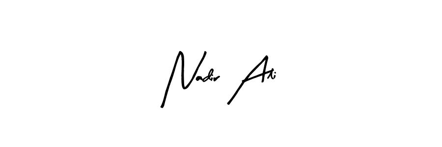 Here are the top 10 professional signature styles for the name Nadir Ali. These are the best autograph styles you can use for your name. Nadir Ali signature style 8 images and pictures png