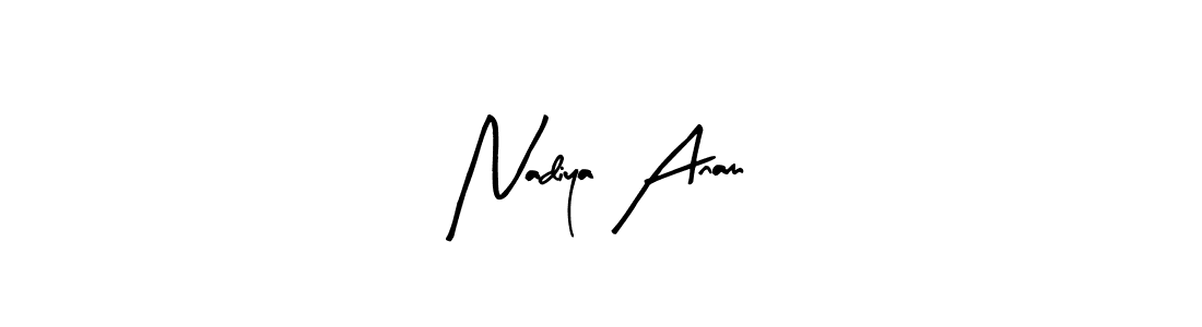 Once you've used our free online signature maker to create your best signature Arty Signature style, it's time to enjoy all of the benefits that Nadiya Anam name signing documents. Nadiya Anam signature style 8 images and pictures png