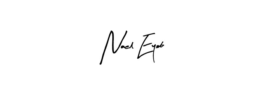 Create a beautiful signature design for name Nael Eyob. With this signature (Arty Signature) fonts, you can make a handwritten signature for free. Nael Eyob signature style 8 images and pictures png