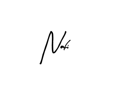 Design your own signature with our free online signature maker. With this signature software, you can create a handwritten (Arty Signature) signature for name Nafi. Nafi signature style 8 images and pictures png