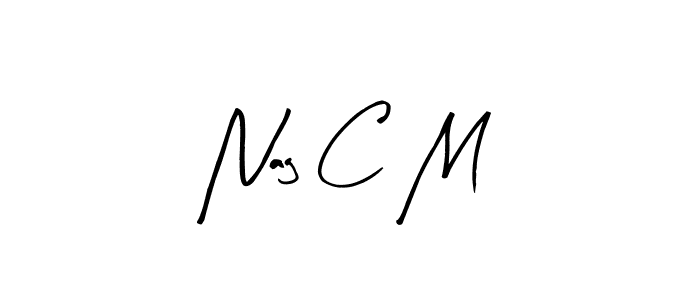 See photos of Nag C M official signature by Spectra . Check more albums & portfolios. Read reviews & check more about Arty Signature font. Nag C M signature style 8 images and pictures png