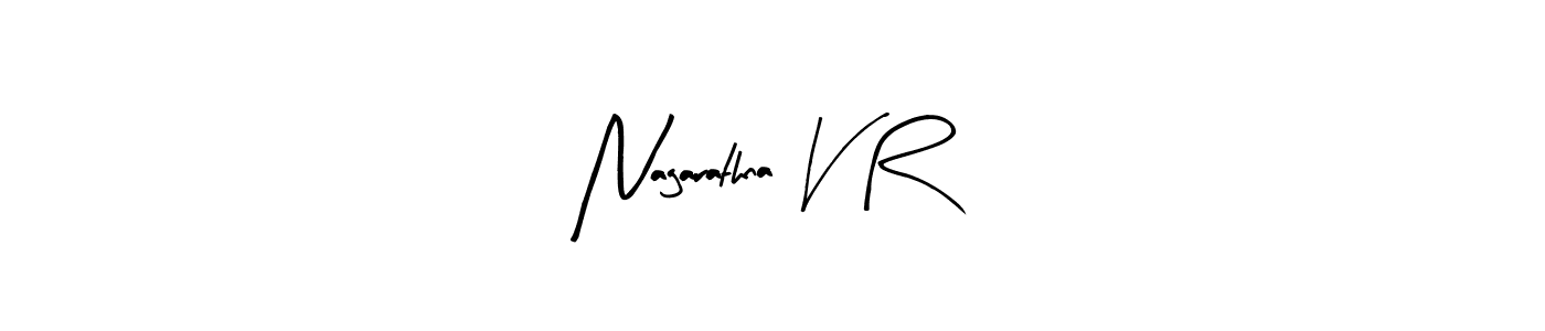 Design your own signature with our free online signature maker. With this signature software, you can create a handwritten (Arty Signature) signature for name Nagarathna V R. Nagarathna V R signature style 8 images and pictures png