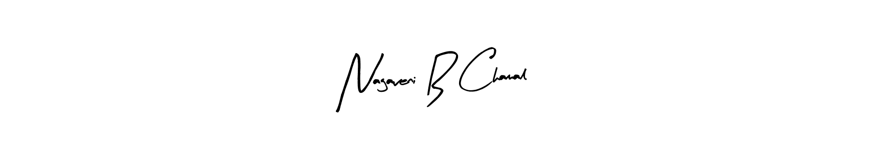 Create a beautiful signature design for name Nagaveni B Chamal. With this signature (Arty Signature) fonts, you can make a handwritten signature for free. Nagaveni B Chamal signature style 8 images and pictures png